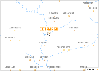 map of Cetajagui