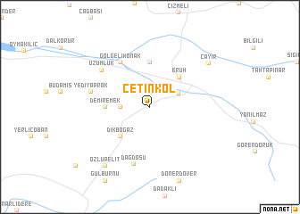 map of Çetinkol