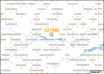 map of Cetnov