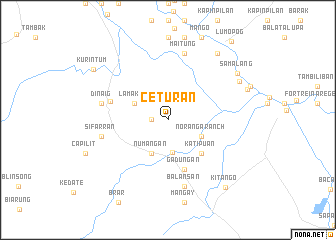 map of Ceturan