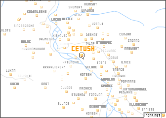 map of Çetush