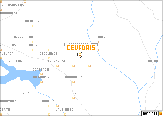 map of Cevadais