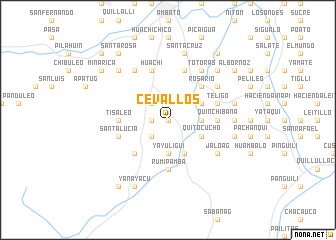 map of Cevallos