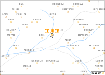 map of Cevheri