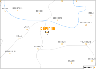 map of Çevirme