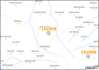 map of Çevirme