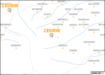 map of Çevirme