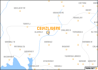 map of Cevizlidere