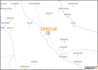 map of Cevizlik