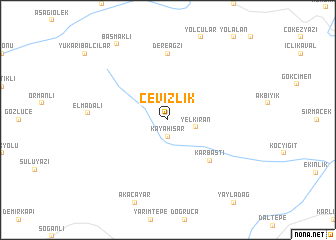 map of Cevizlik