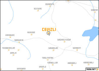 map of Cevizli