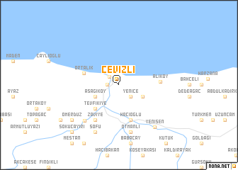 map of Cevizli