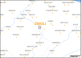 map of Cevizli
