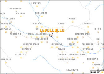 map of Cevollullo