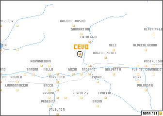 map of Cevo