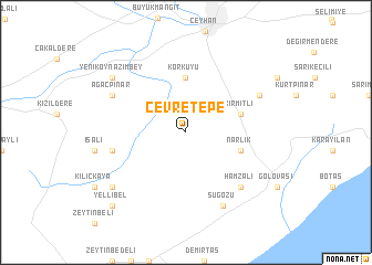 map of Çevretepe