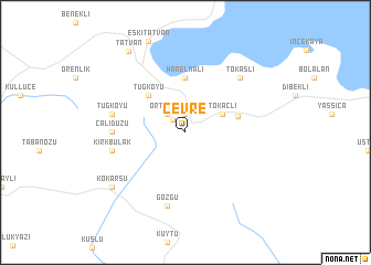 map of Çevre