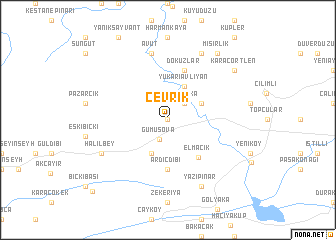 map of Çevrik