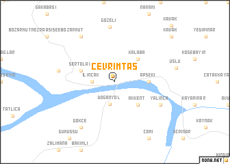 map of Çevrimtaş