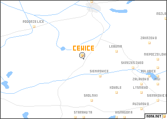 map of Cewice