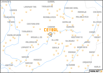 map of Ceybal