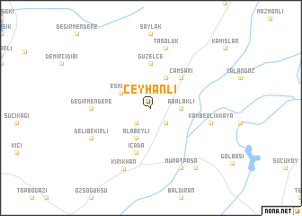 map of Ceyhanlı