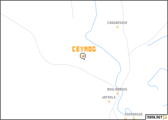map of Ceymog