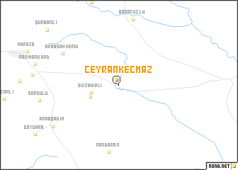 map of Ceyrankeçmǝz