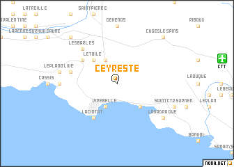 map of Ceyreste