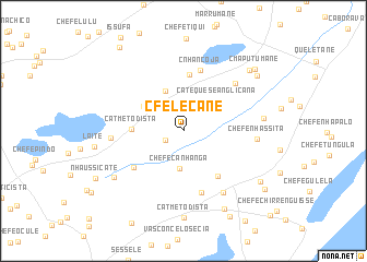 map of C. Felecane