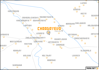 map of Chaadayevo