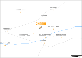 map of Chaami