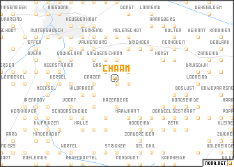 map of Chaam