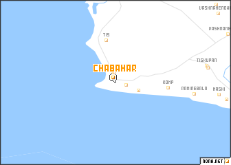 map of Chābahār