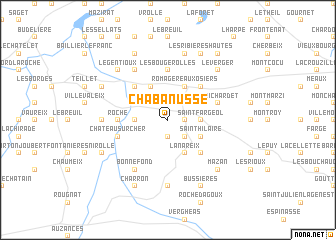 map of Chabanusse