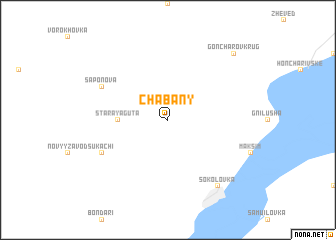 map of Chabany