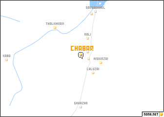 map of Chābar