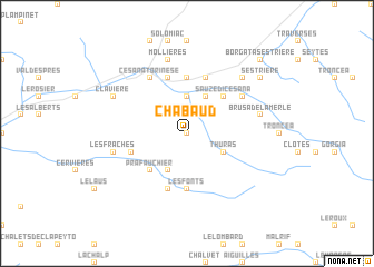 map of Chabaud