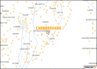 map of Chabbar Khān