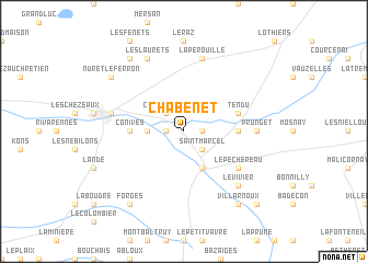 map of Chabenet