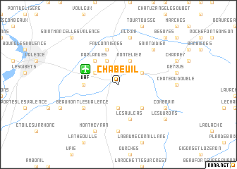 Chabeuil (France) map - nona.net