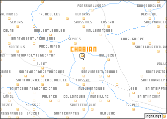 map of Chabian