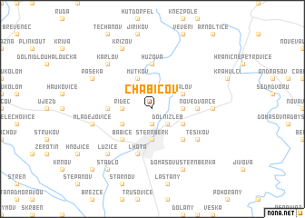 map of Chabičov