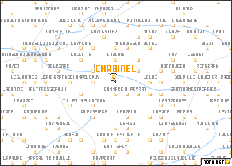 map of Chabinel