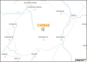 map of Chabwe