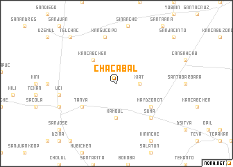 map of Chacabal