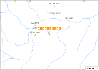 map of Chaca Barra