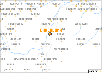 map of Chacaloma