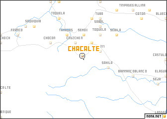 map of Chacalté