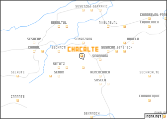 map of Chacalté